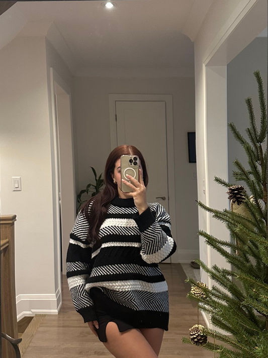 Never Settle Oversized Sweater